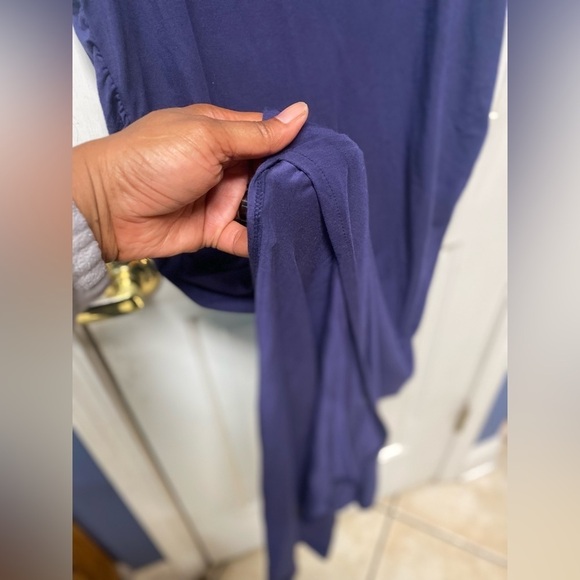 Maternity Time and Tru Daytime Short Sleeve Pullover Midi Dress  L - Picture 4 of 7